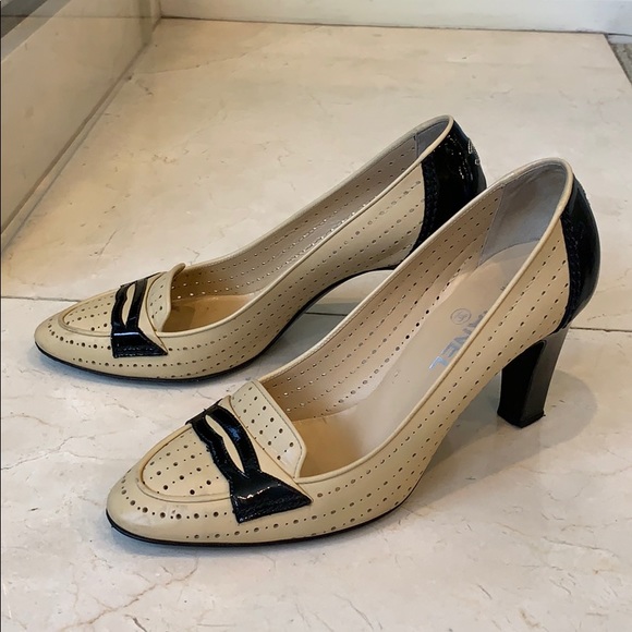 Chanel authentic mocassins- loafers beige - Picture 6 of 8
